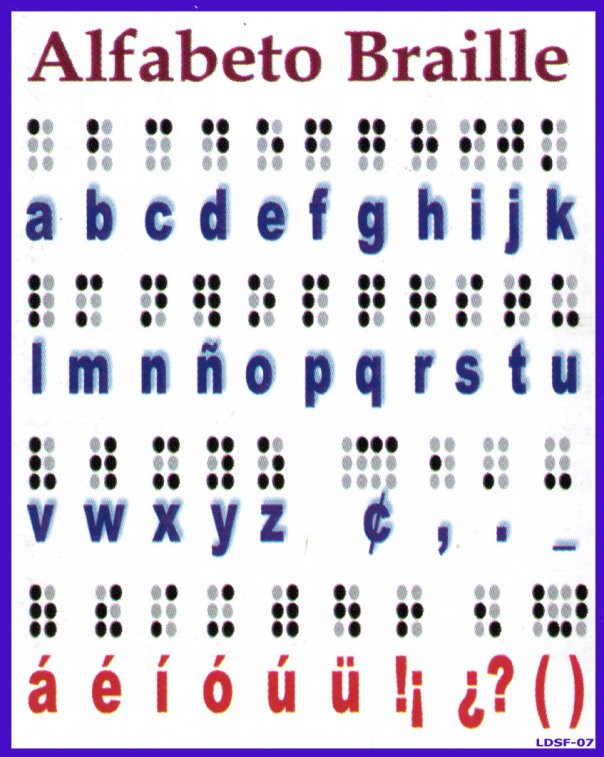 Alfabeto Braille web